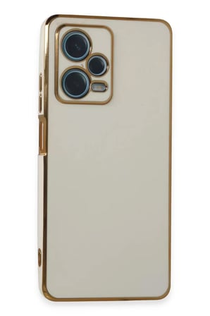 Newface Xiaomi Redmi Note 12 Pro Plus Kılıf Volet Silikon - Beyaz