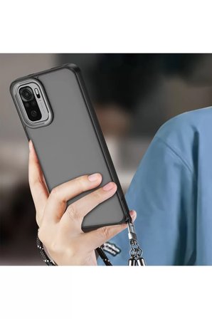 Newface Xiaomi Redmi Note 10 Pro Kılıf Elegant Kapak - Açık Mavi