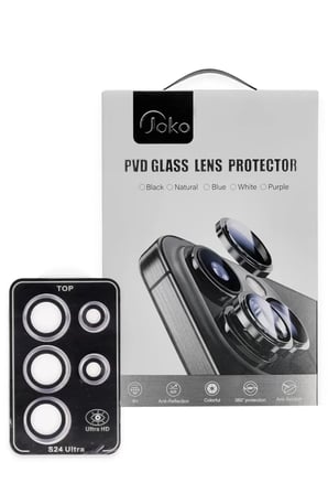 Joko Samsung Galaxy S24 Ultra PVD Metal Kamera Lens - Pembe