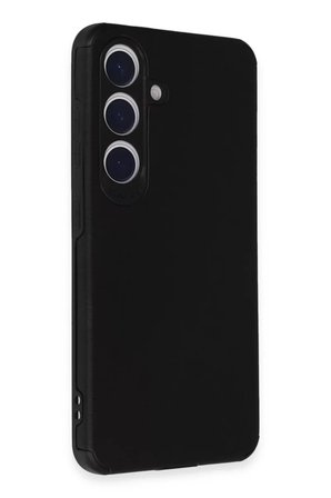 Newface Samsung Galaxy S24 Kılıf Loop Deri Silikon - Siyah