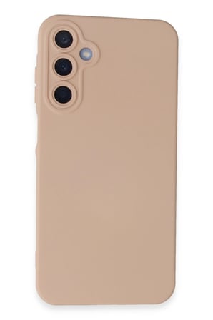 Newface Samsung Galaxy A15 4G Kılıf Nano içi Kadife Silikon - Pudra