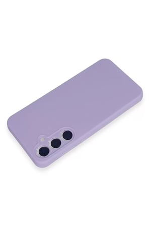 Newface Samsung Galaxy A35 5G Kılıf Nano içi Kadife Silikon - Lila