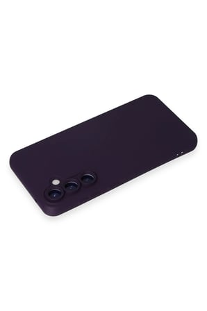 Newface Samsung Galaxy S24 Kılıf Nano içi Kadife Silikon - Mor