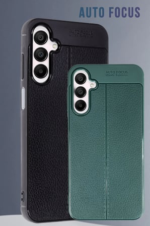 Newface Samsung Galaxy A35 5G Kılıf Auto Focus Kapak - Mavi