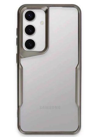 Newface Samsung Galaxy S24 Kılıf Boyi Silikon Kapak - Titan Gri
