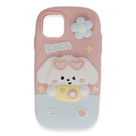 Newface iPhone 15 Pro Max Kılıf Poky Karakter Silikon Kapak - Desen 13