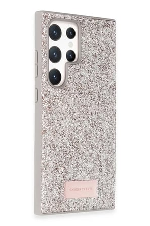 Onegif Samsung Galaxy S23 Ultra Bright Simli Kapak - Gold