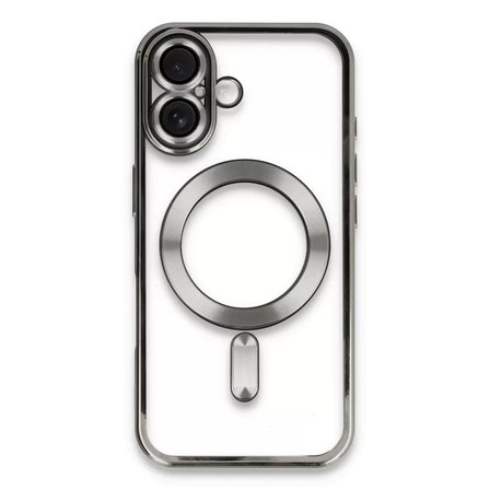 Newface Apple iPhone 16 Kılıf Kross Magneticsafe Kapak - Titan Gri