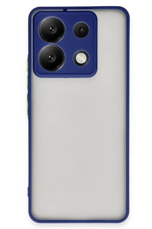 Newface Xiaomi Redmi Note 13 5G Kılıf Montreal Silikon Kapak - Lacivert