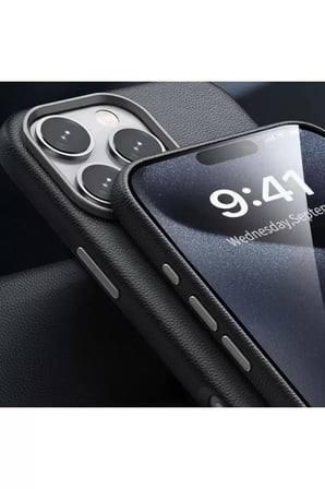Joko Apple iPhone 16 Pro Max Wonder Deri Magsafe Kapak - Kahverengi