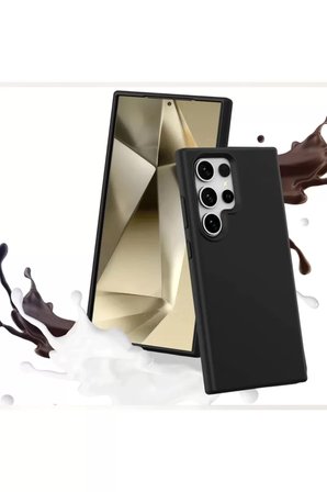 Newface Samsung Galaxy S24 Ultra Kılıf First Silikon - Koyu Yeşil