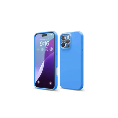 Newface iPhone 16 Pro Max Kılıf First Silikon - Mavi