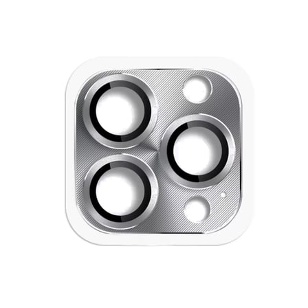 Newface Apple iPhone 16 Pro Max Pers Alüminyum Kamera Lens - Gri