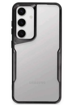 Newface Samsung Galaxy S25 Kılıf Boyi Silikon Kapak - Siyah