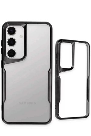 Newface Samsung Galaxy S25 Kılıf Boyi Silikon Kapak - Siyah