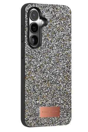 Onegif Samsung Galaxy S25 Bright Simli Kapak - Gold