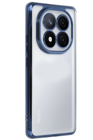 Newface Xiaomi Redmi Note 14 Pro Plus Kılıf Razer Lensli Silikon - Lacivert