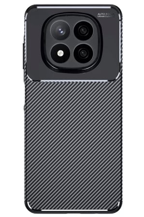 Newface Xiaomi Redmi Note 14 Pro 4G Kılıf Auto Focus Karbon Kapak - Siyah