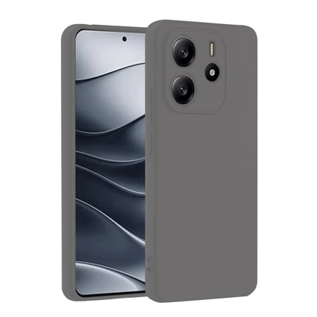 Newface Xiaomi Redmi Note 14 4G Kılıf First Silikon - Gri
