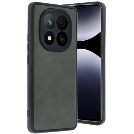 Newface Xiaomi Redmi Note 14 Pro 4G Kılıf Aras Deri Kapak - Koyu Yeşil