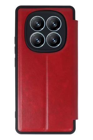 Newface Xiaomi Redmi Note 14 Pro 4G Kılıf Flip Cover - Kırmızı