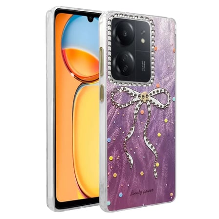 Newface Xiaomi Redmi 13C Kılıf Blade Aynalı Desenli Kapak - Desen 1