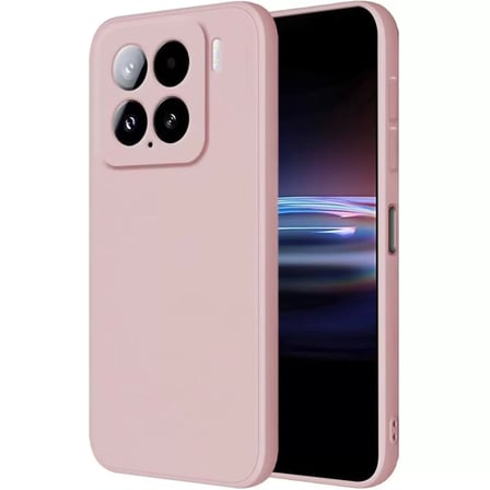 Newface Xiaomi Mi 15 Kılıf Nano içi Kadife Silikon - Pudra