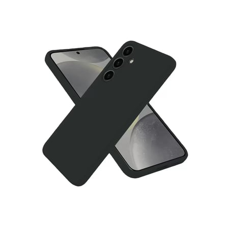 Newface Samsung Galaxy S25 Kılıf Nano içi Kadife Silikon - Siyah
