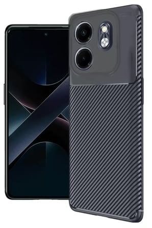Newface İnfinix Hot 50i 4G Auto Focus Karbon Kapak - Lacivert