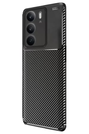 Newface Realme C75 4G Auto Focus Karbon Kapak - Siyah