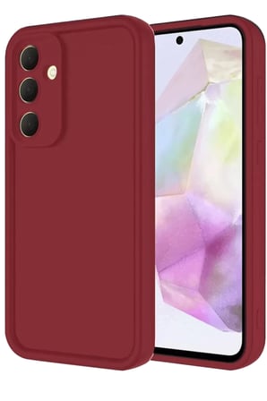 Newface Samsung Galaxy A16 5G Kılıf Viera Silikon - Bordo