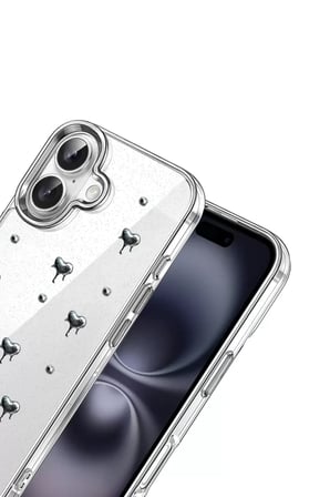 Newface Apple iPhone 16 Fiyonk Desenli Kapak - Desen 1