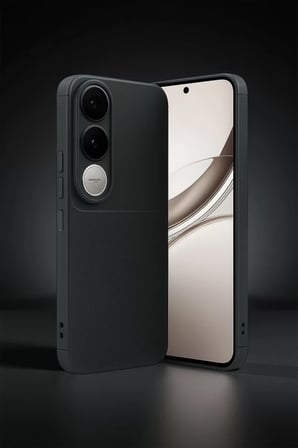 Newface Vivo V50 Lite 4G Auto Focus Karbon Kapak - Koyu Yeşil