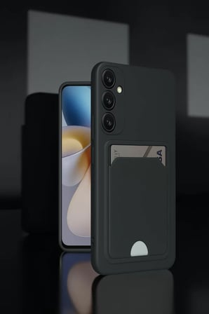Newface Samsung Galaxy S24 Plus Kelvin Kartvizitli Silikon - Lila
