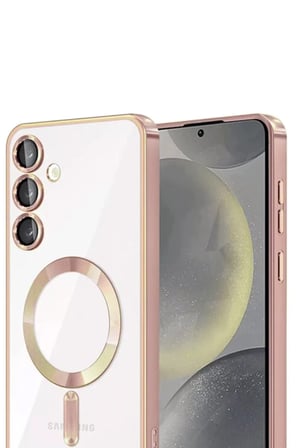 Newface Samsung Galaxy A15 4G Kross Magneticsafe Kapak - Rose