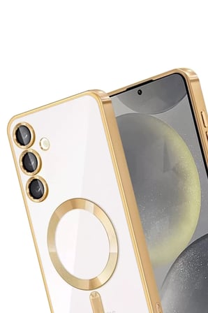 Newface Samsung Galaxy A55 5G Kross Magneticsafe Kapak - Gold