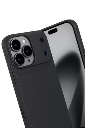Newface Apple iPhone 17 Pro Max Auto Focus Karbon Kapak - Siyah