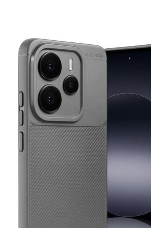 Newface Xiaomi Note 14 5G Auto Focus Karbon Kapak - Gri