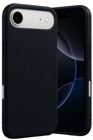 Newface Apple iPhone 17 Air Nano içi Kadife Silikon - Siyah
