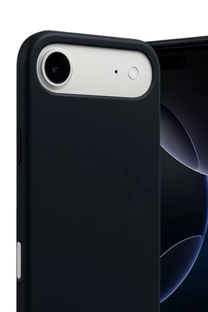 Newface Apple iPhone 17 Air Nano içi Kadife Silikon - Siyah
