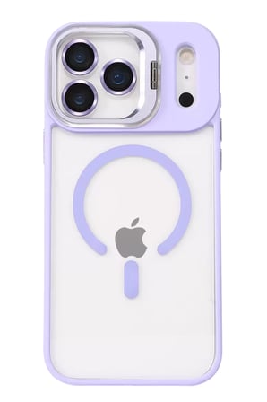 Joko Apple iPhone 17 Pro Max Remim Lensli Magsafe Standlı Kapak - Lila