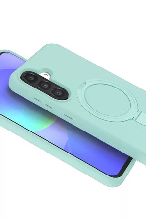 Newface Samsung Galaxy A36 Regal Magsafe Standlı Kapak - Su Yeşili