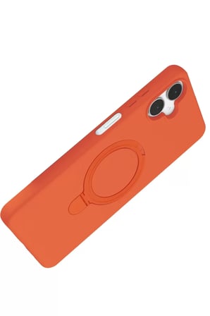 Newface Samsung Galaxy A06 Regal Magsafe Standlı Kapak - Turuncu