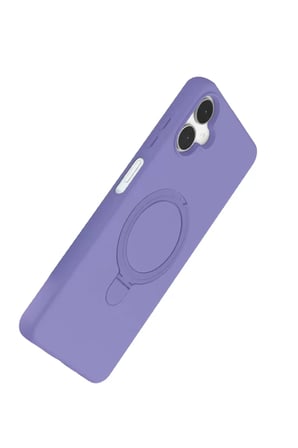 Newface Samsung Galaxy A06 Regal Magsafe Standlı Kapak - Lila