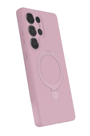 Newface Samsung Galaxy S24 Ultra Regal Magsafe Standlı Kapak - Açık Pembe