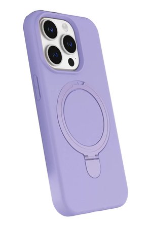 Newface Apple iPhone 14 Pro Max Regal Magsafe Standlı Kapak - Lila
