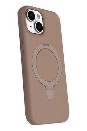 Newface Apple iPhone 14 Regal Magsafe Standlı Kapak - Çöl Titanyum
