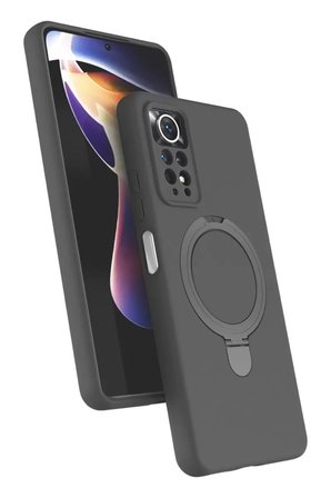 Newface Xiaomi Redmi Note 12 Pro 4G Regal Magsafe Standlı Kapak - Titan Gri
