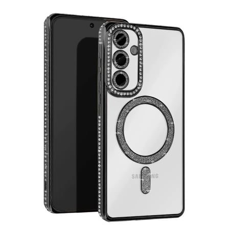 Newface Samsung Galaxy A16 5G Joke Simli Magneticsafe Kılıf - Siyah