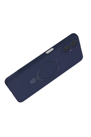 Newface Samsung Galaxy A07 4G Regal Magsafe Standlı Kapak - Lacivert